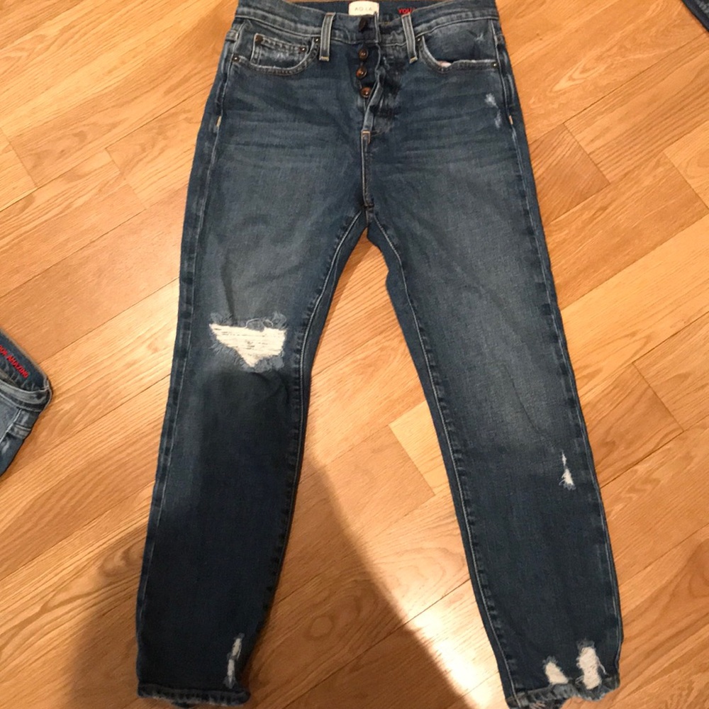 AO. LA alice and olivia cropped jean